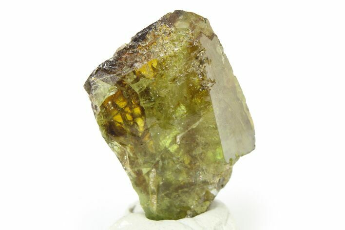 Green Titanite (Sphene) Crystal - Brazil #317130